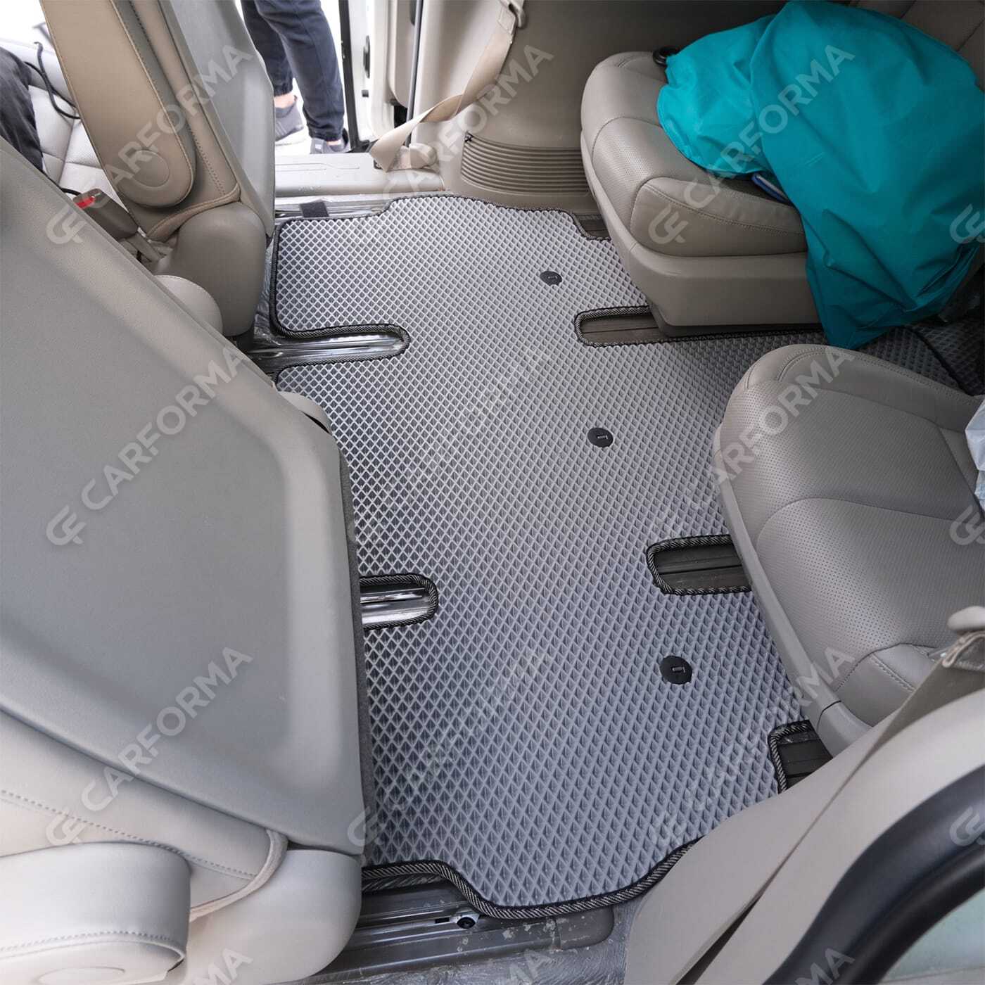 Ворсовые коврики на KIA Carnival III 9 мест и 11 мест 2014&nbsp;-&nbsp;2021 в Красноярске