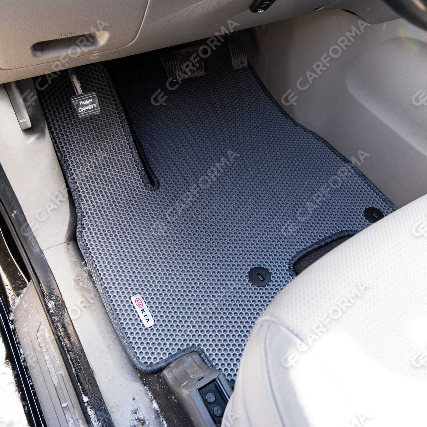 Ворсовые коврики на KIA Carnival III 9 мест и 11 мест 2014&nbsp;-&nbsp;2021 в Красноярске