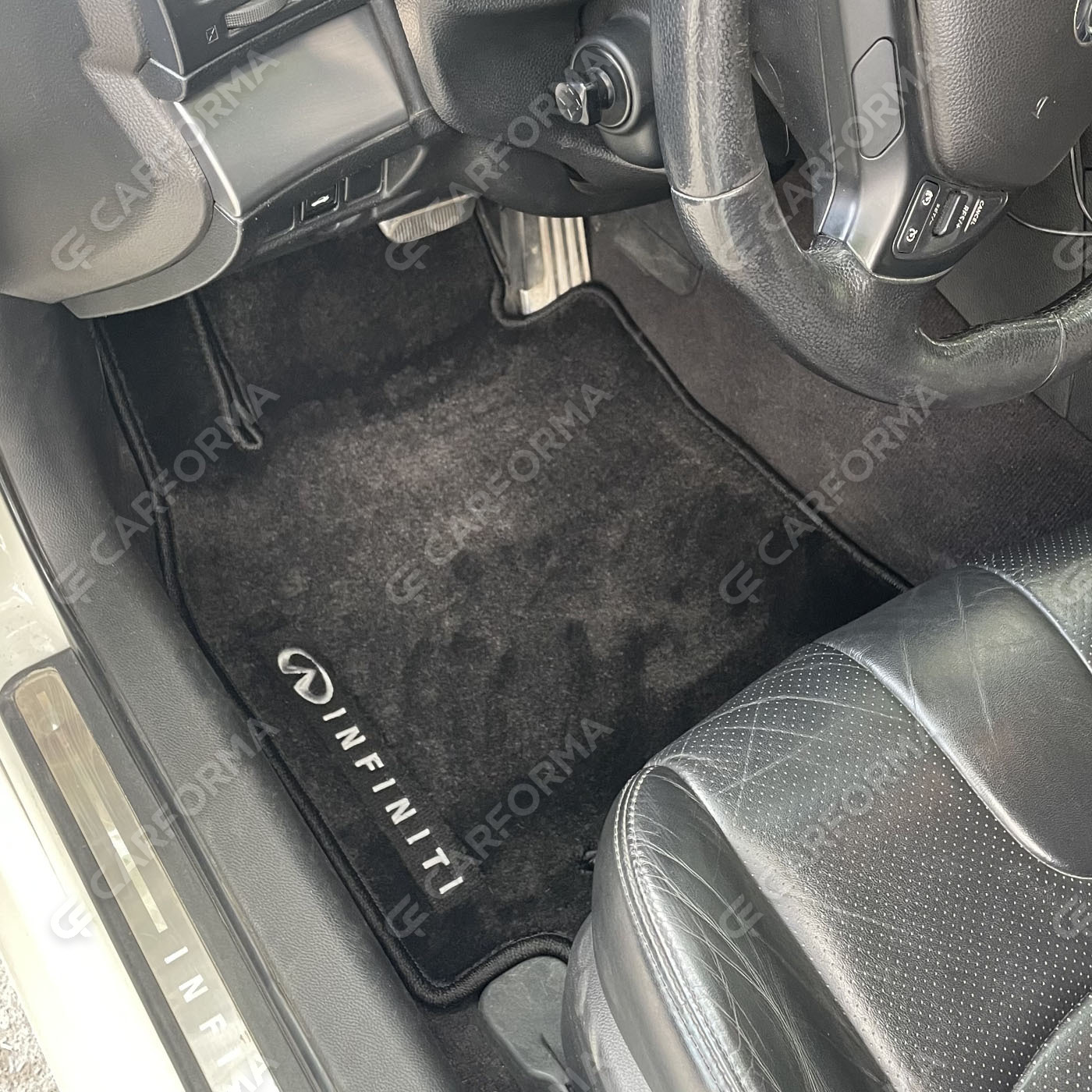 Ворсовые коврики на Infiniti G IV Купе 2006&nbsp;-&nbsp;2014 в Красноярске