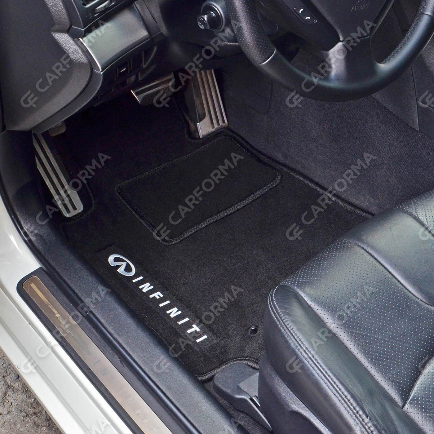 Ворсовые коврики на Infiniti G IV Купе 2006&nbsp;-&nbsp;2014 в Красноярске