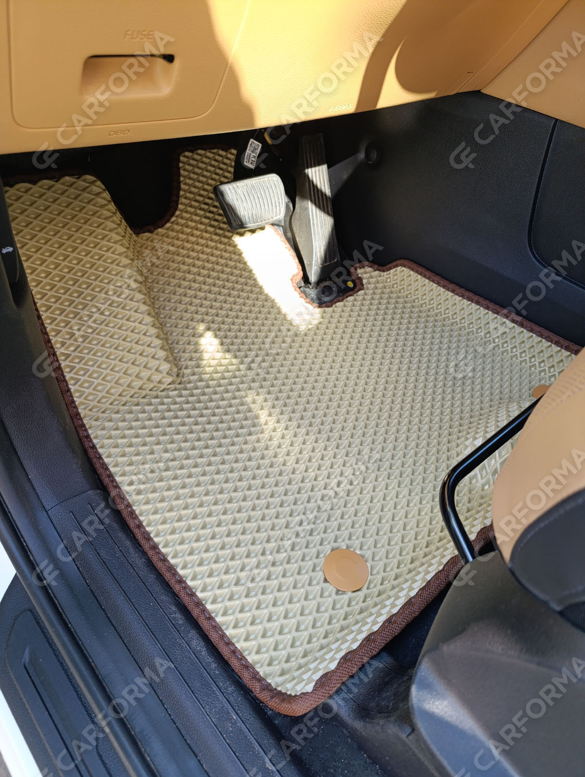 EVA коврики на KIA Carnival IV 7 мест без оттоманок 2020&nbsp;-&nbsp;2026 в Красноярске