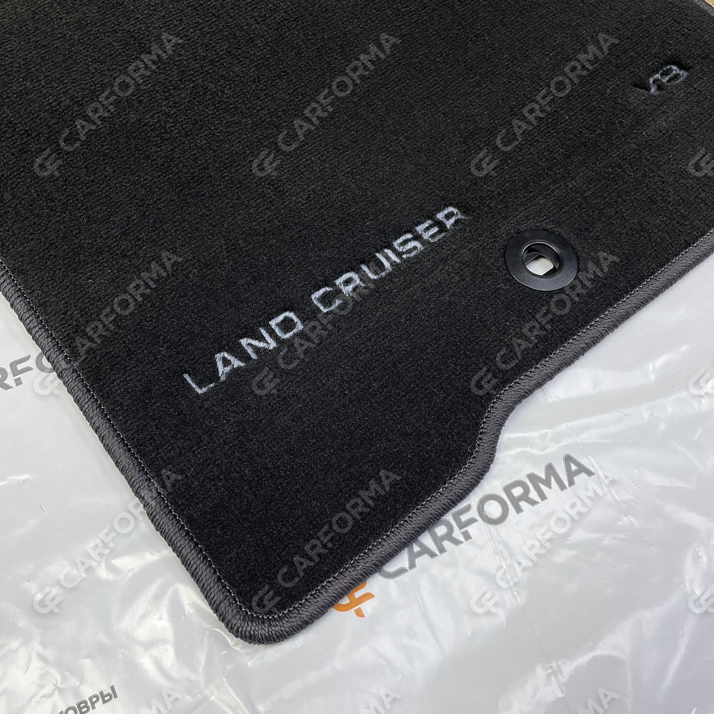 Ворсовые коврики на Toyota Land Cruiser 200 2007&nbsp;-&nbsp;2021 в Красноярске