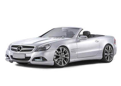 Ворсовые коврики на Mercedes SL (R230) 2001 - 2011 в Красноярске
