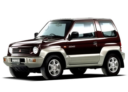 Ворсовые коврики на Mitsubishi Pajero Junior 1995 - 1998 в Красноярске