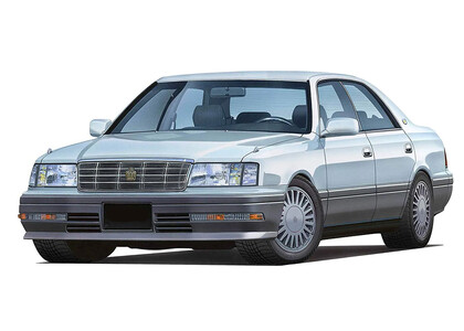 Ворсовые коврики на Toyota Crown (S150) 1995 - 2001 в Красноярске