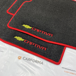 Ворсовые коврики на Chevrolet Captiva 2006&nbsp;-&nbsp;2016 в Красноярске