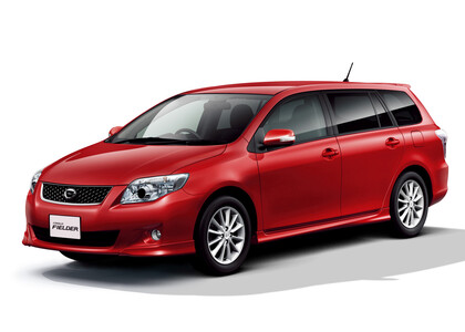 Ворсовые коврики на Toyota Corolla Fielder (E14) 2006 - 2012 в Красноярске