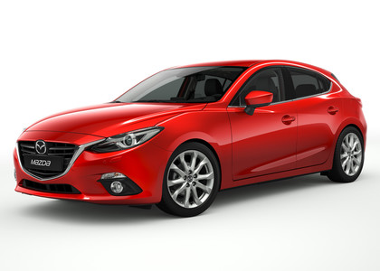 Ворсовые коврики на Mazda Axela III 2013 - 2019 в Красноярске