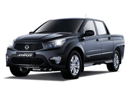 Ворсовые коврики на SsangYong Actyon Sports 2006 - 2016 в Красноярске