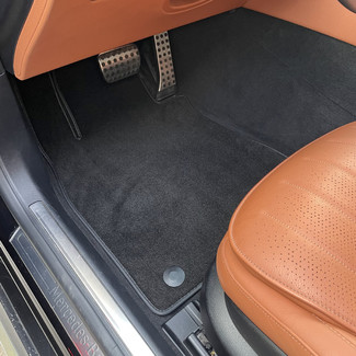 Ворсовые коврики на Mercedes S (W223, V223) 2020 - 2025 в Красноярске