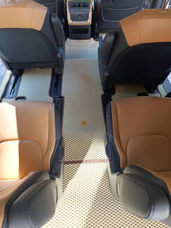 Ворсовые коврики на KIA Carnival IV корейская сборка 2020 - 2025 в Красноярске