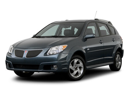 Ворсовые коврики на Pontiac Vibe I 2002 - 2008 в Красноярске