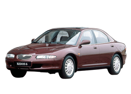 Ворсовые коврики на Mazda Xedos 6 1992 - 2000 в Красноярске