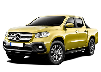 Ворсовые коврики на Mercedes X-Class 2017 - 2020 в Красноярске