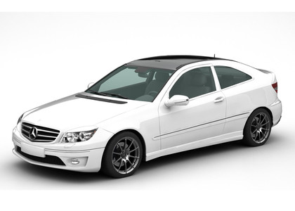 Ворсовые коврики на Mercedes CLC (CL203) 2008 - 2011 в Красноярске