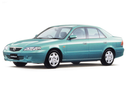 Ворсовые коврики на Mazda Capella VII 1997 - 2002 в Красноярске